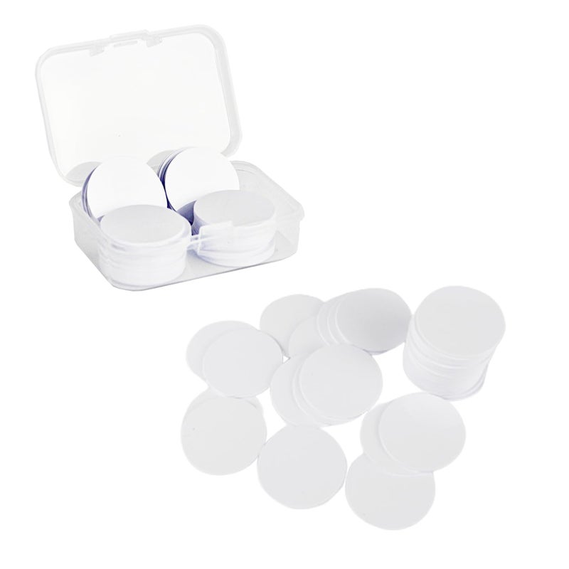 Yanzeo 50 Pcs NTAG215 Chip NFC Round Cards NFC 215 RFID Tag with Box Compatible with TagMo and Amiibo, 504 Bytes Memory Fully Programmable for NFC-Enabled Devices - Image 1